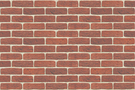 Плита ФАСПАН Красный (Терракот) №1002 Горизонталь 8мм, (1200х600)